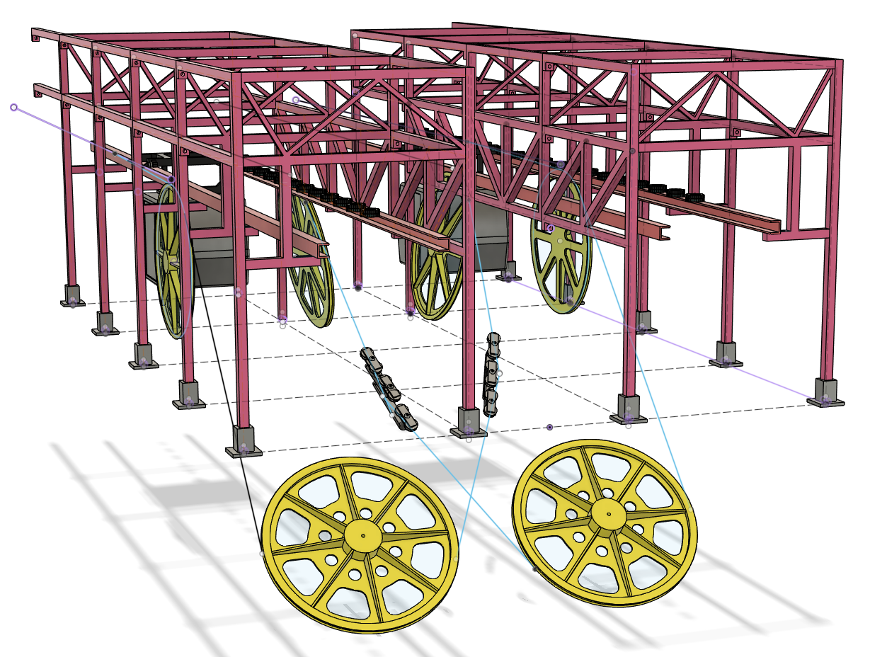 Ebauche de structure métallique