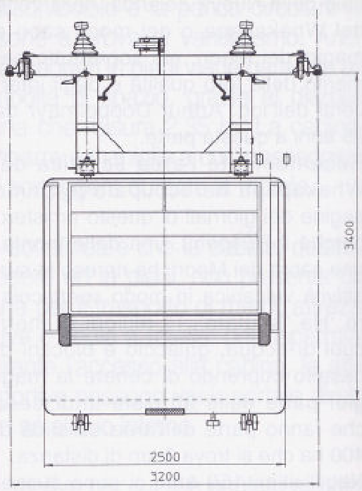 Plan d'élévation de la cabine - vue 1