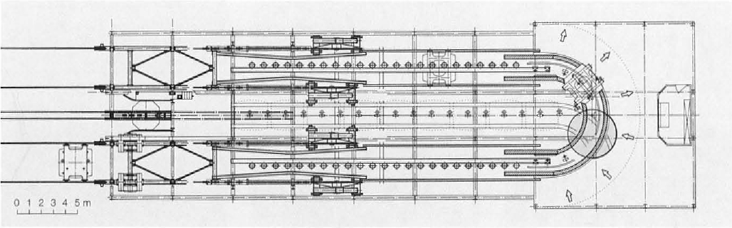 Plan gare amont vue de dessus