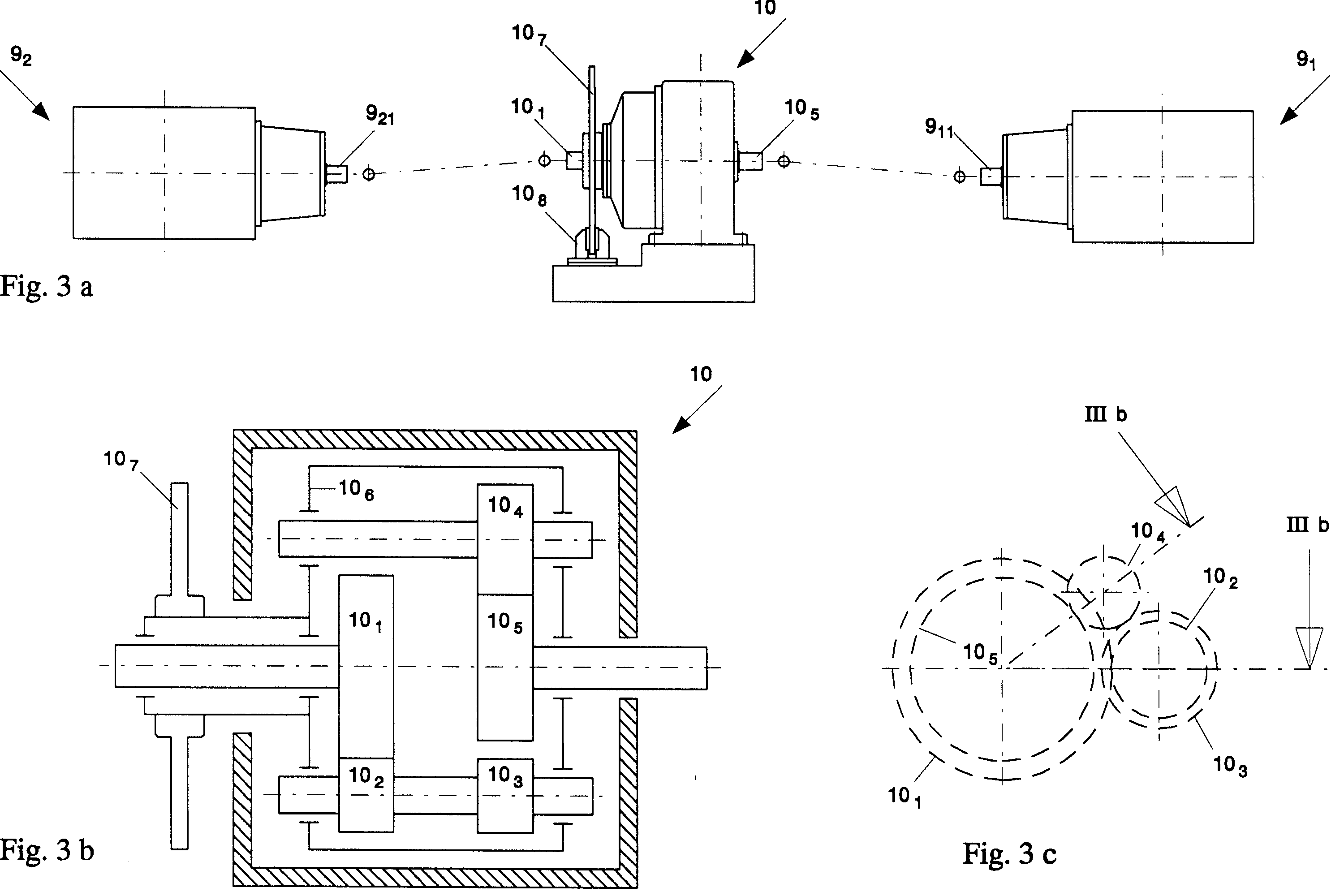 Schéma du différentiel (brevet)